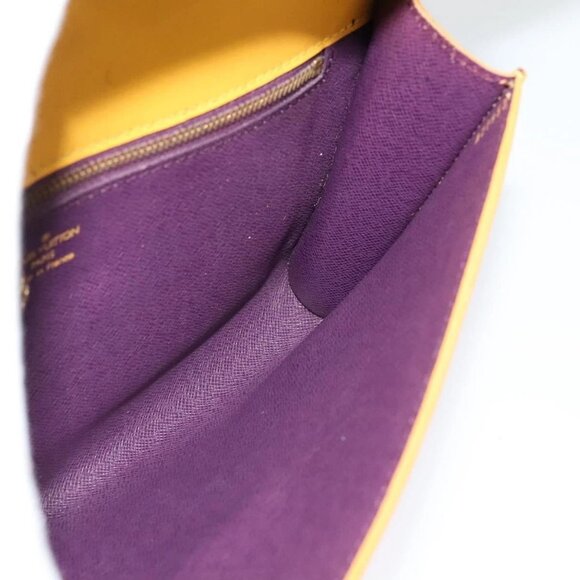 LOUIS VUITTON Epi Arsch Shoulder Bag Yellow M52579 LV Auth BA4144 - Picture 13 of 16